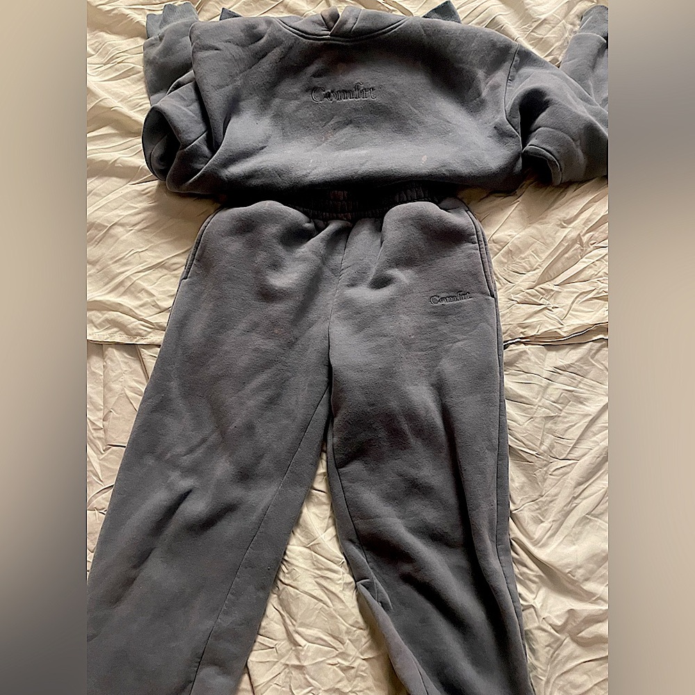 Sky blue comfort sweat set